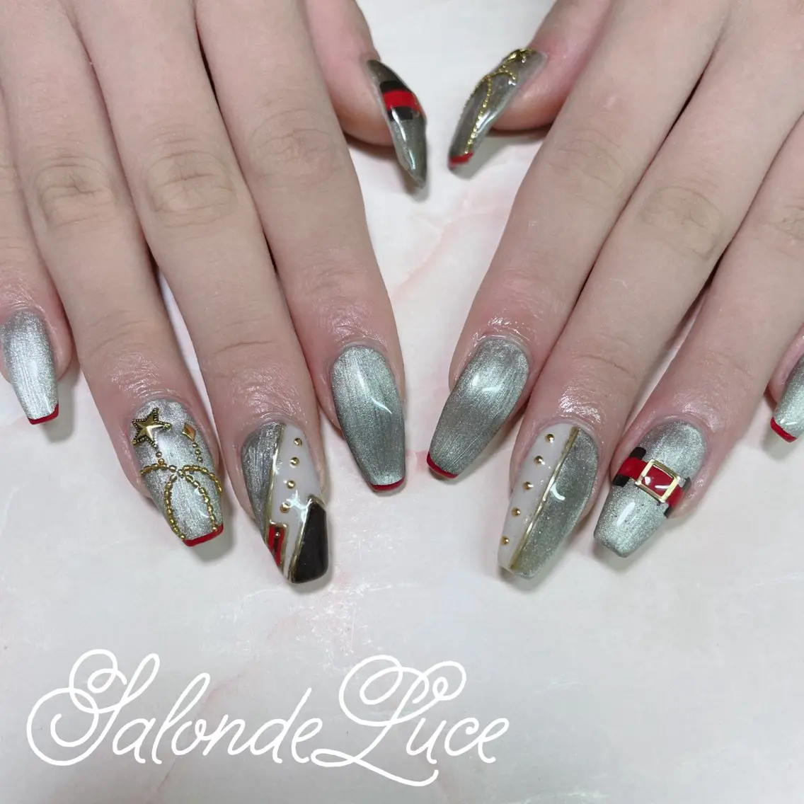 ネイル マグネットネイル Salon de Luceのネイルデザイン