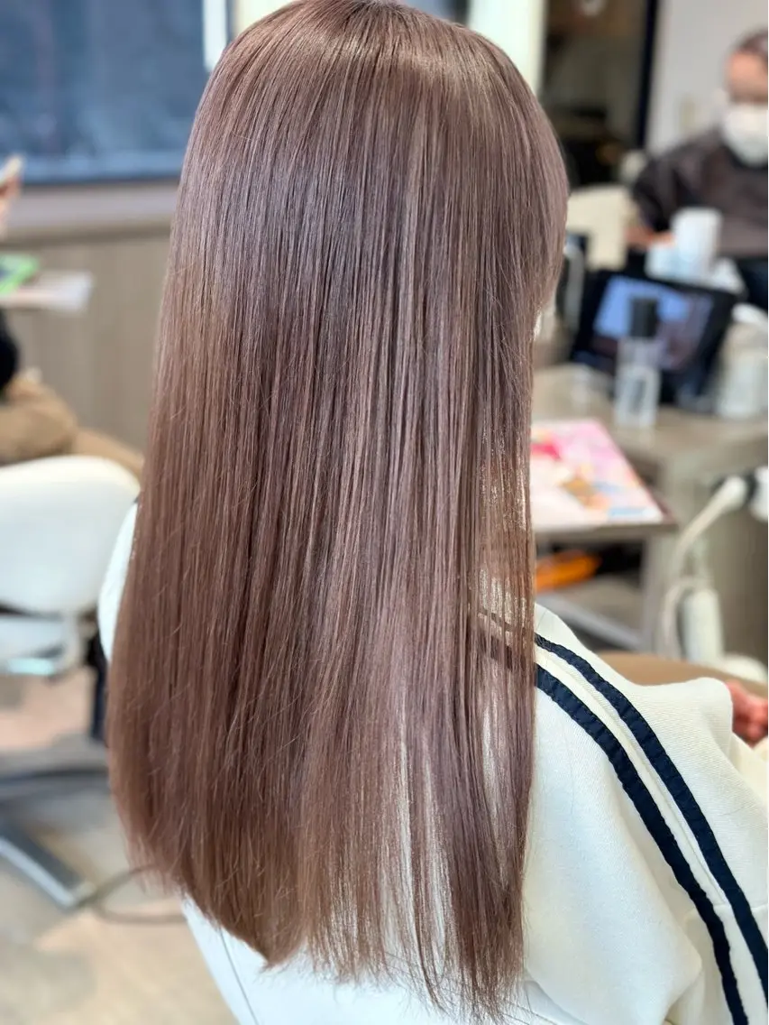 ロング カット ヘアカラー トリートメント NYNY大久保店松浦 正覚のヘアスタイル