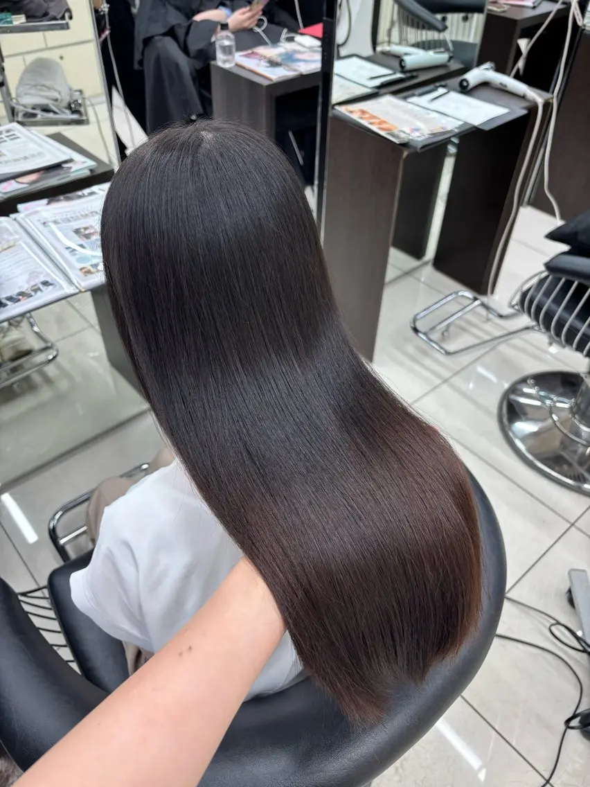 ロング トリートメント オリーブグレージュ るな🕊🫧のヘアスタイル
