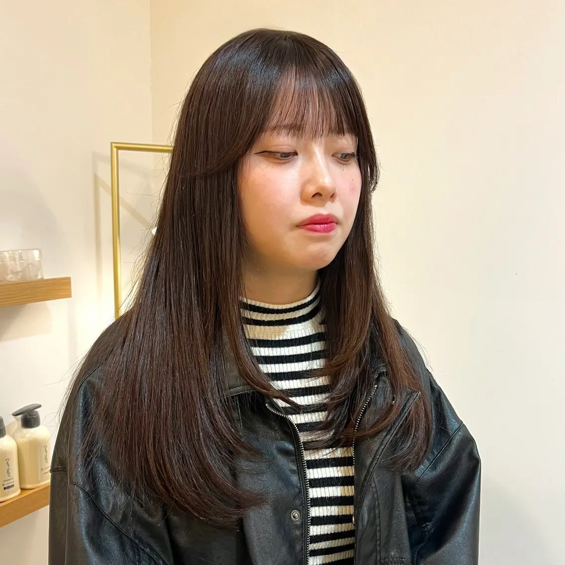 ロング カラー ベージュカラー ブリーチ 透明感カラー ダブルカラー グレージュ ヘアカラー トリートメント 艶カラー/透明感 /ヒグチアオイのヘアスタイル