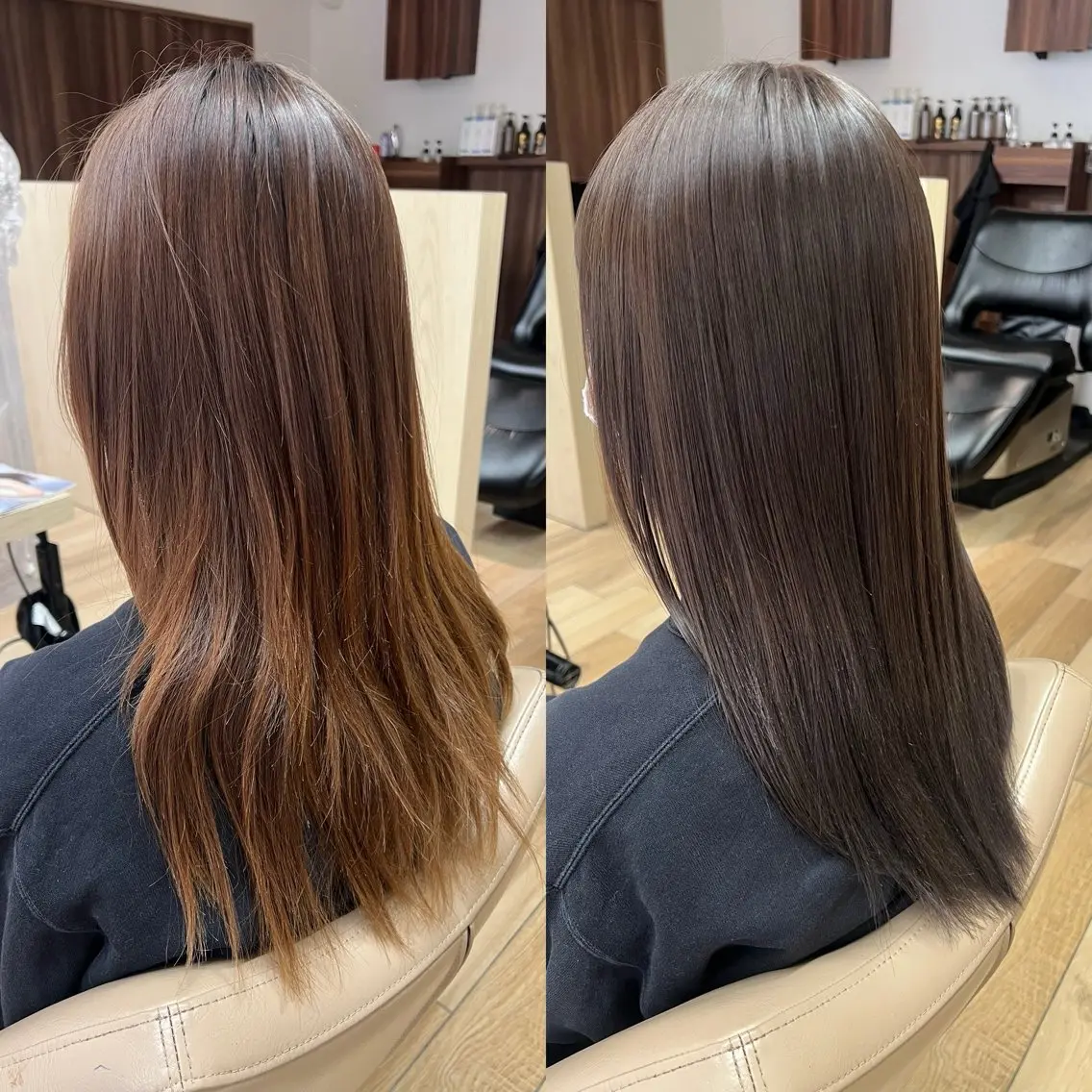 セミロング カラー 高橋 香奈のヘアスタイル