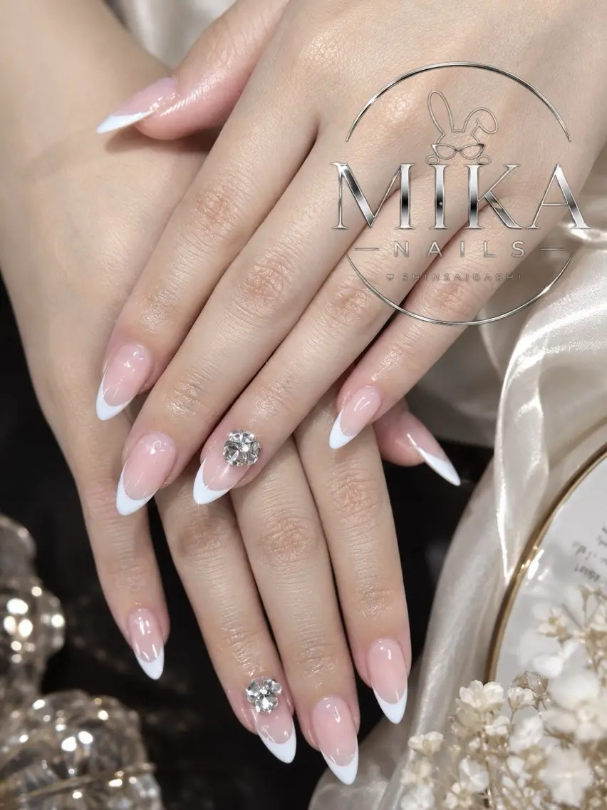 ネイル アートネイル チークネイル ドット フットネイル フレンチネイル ハンドネイル KIMU MIKA.NAILのネイルデザイン