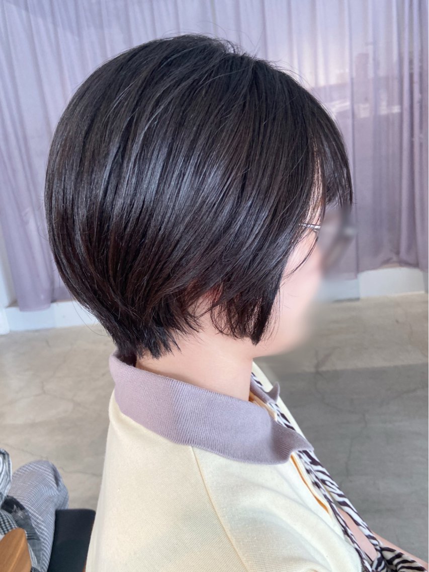 ショート ショートヘア カット 🎀Giness/ 安藤綾伽のヘアスタイル