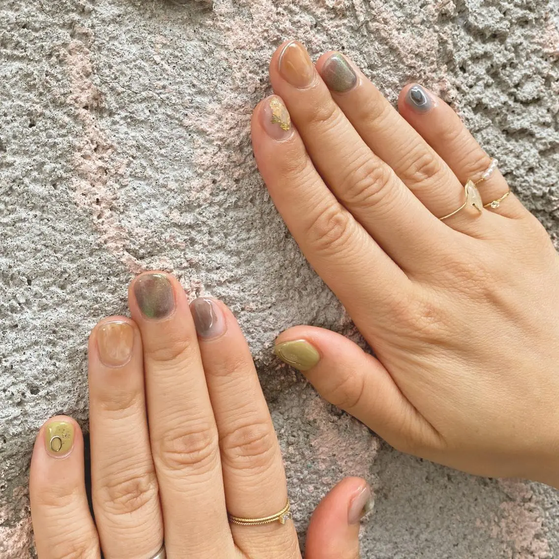 ネイル ニュアンスネイル 🌼大西洋子 laughl🌼のネイルデザイン