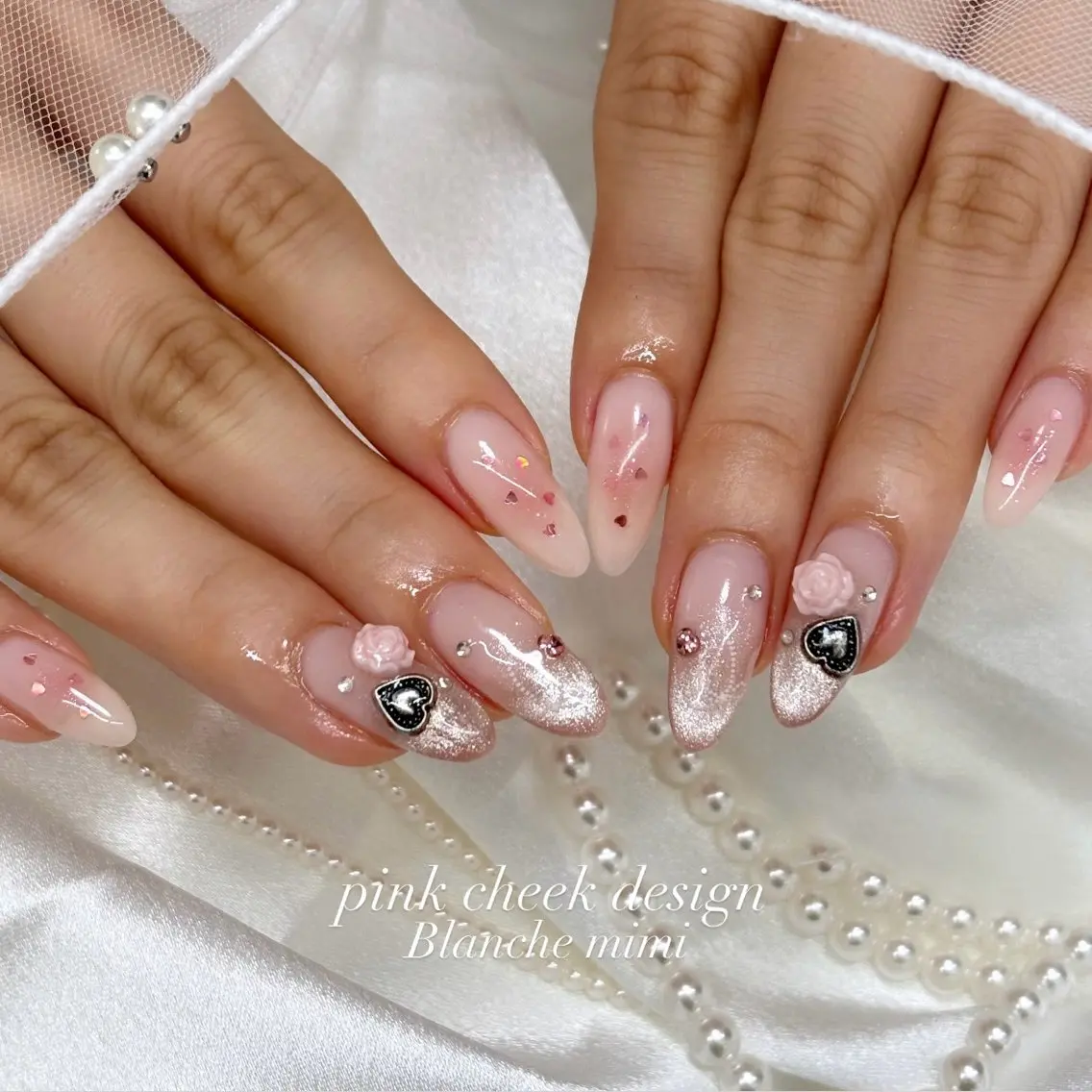 ネイル ハンドネイル Blanche mimi.u_aのネイルデザイン