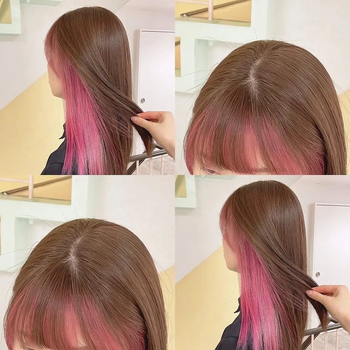 カラー ブリーチ ヘアカラー トリートメント 渋谷:インナーカラー ／🍒エリカ🍒のヘアスタイル