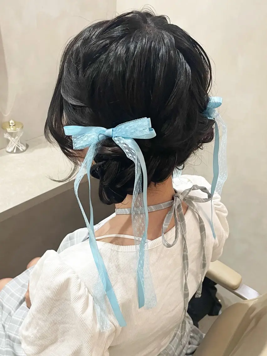 ヘアアレンジ 【CURE】 🩶ICHIKAWAのマツエク・マツパデザイン