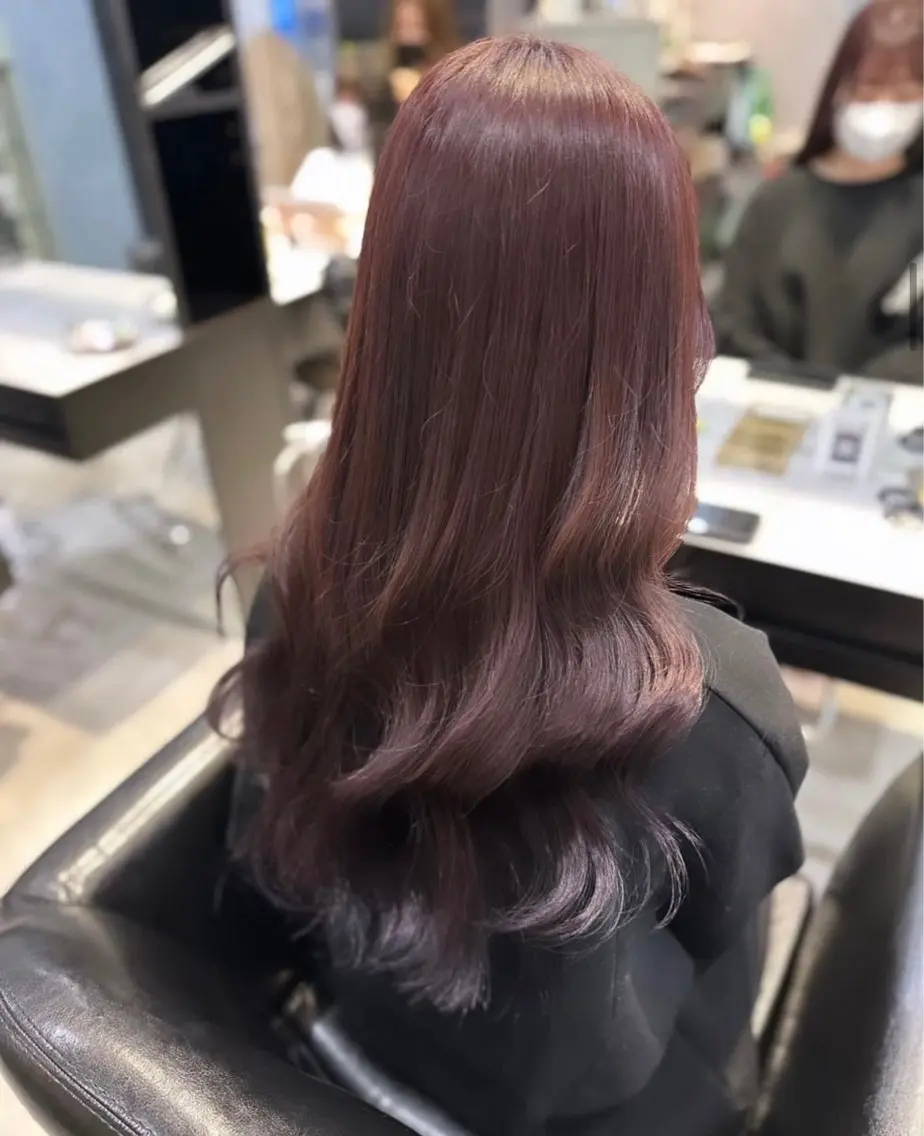 ロング カラー ヘアカラー トリートメント Fi-Ne原宿店店長 プルエクNANAMIのヘアスタイル