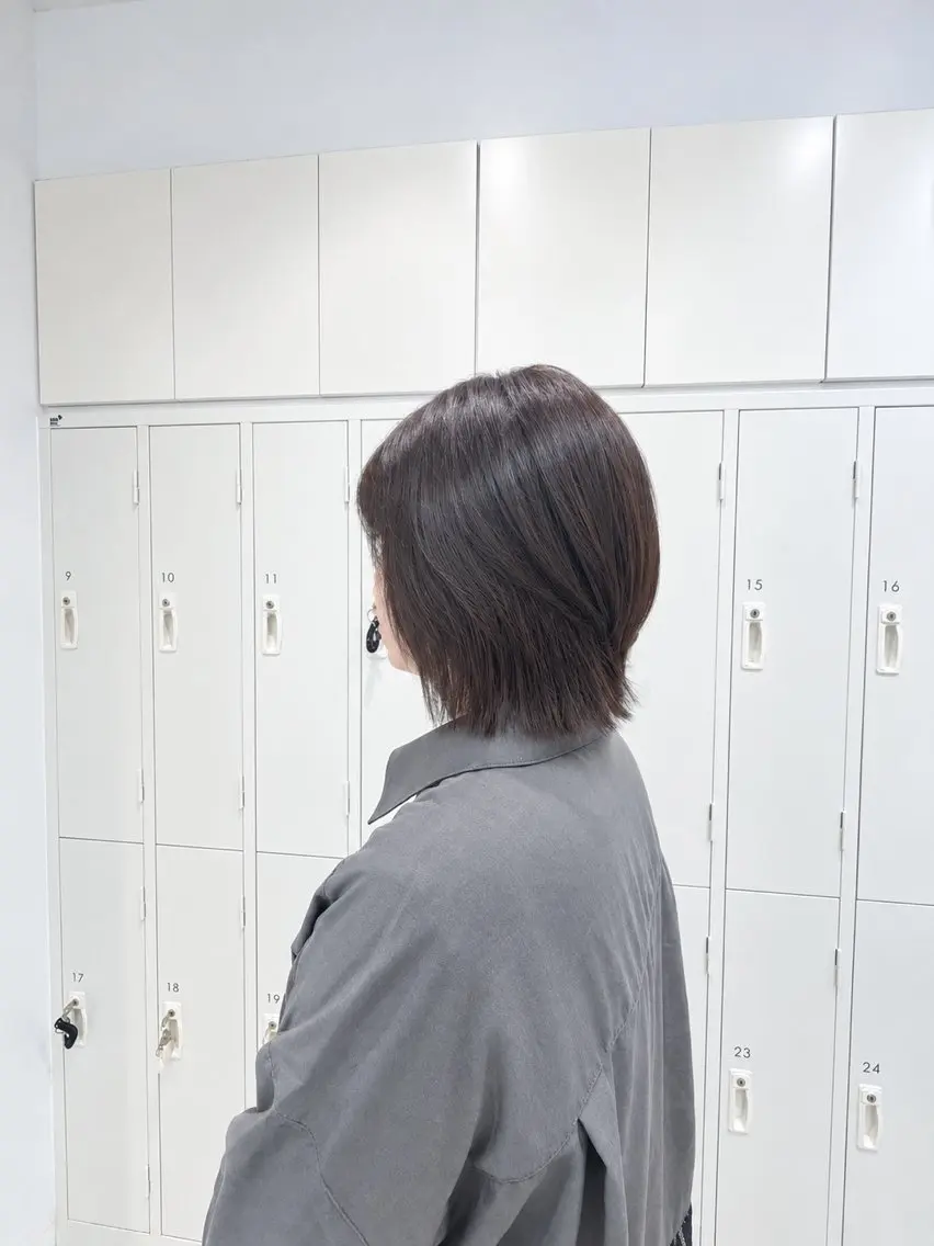 ミディアム ボブレイヤー ボブ レイヤーカット モデル募集中🦋 じゅりのヘアスタイル