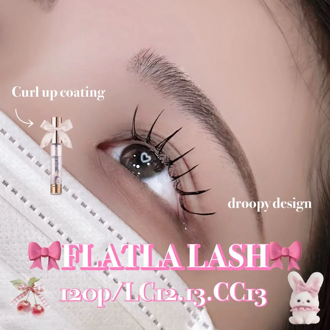 マツエク・マツパ crebia🎀 Riaraのマツエク・マツパデザイン