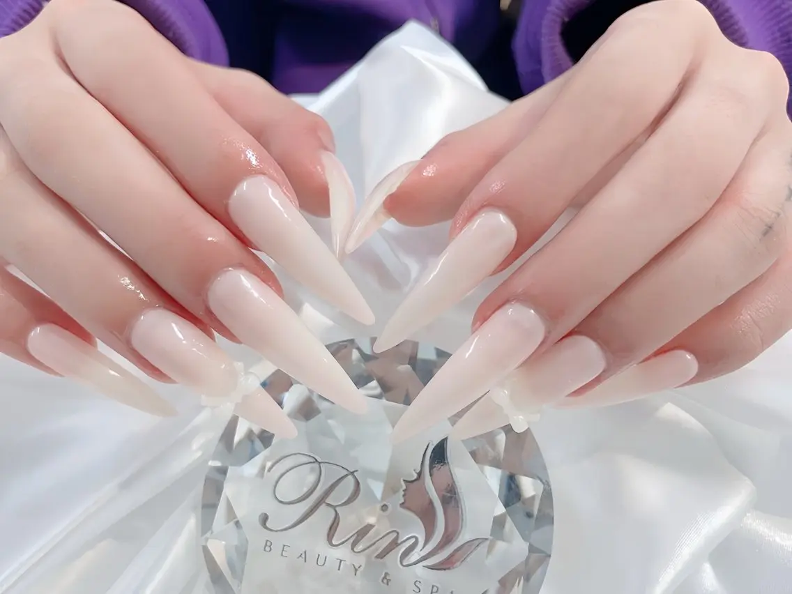 ネイル アートネイル ロングネイル ニュアンスネイル スカルプネイル ネイルチップ ハンドネイル Rin Nail 新大久保店のネイルデザイン
