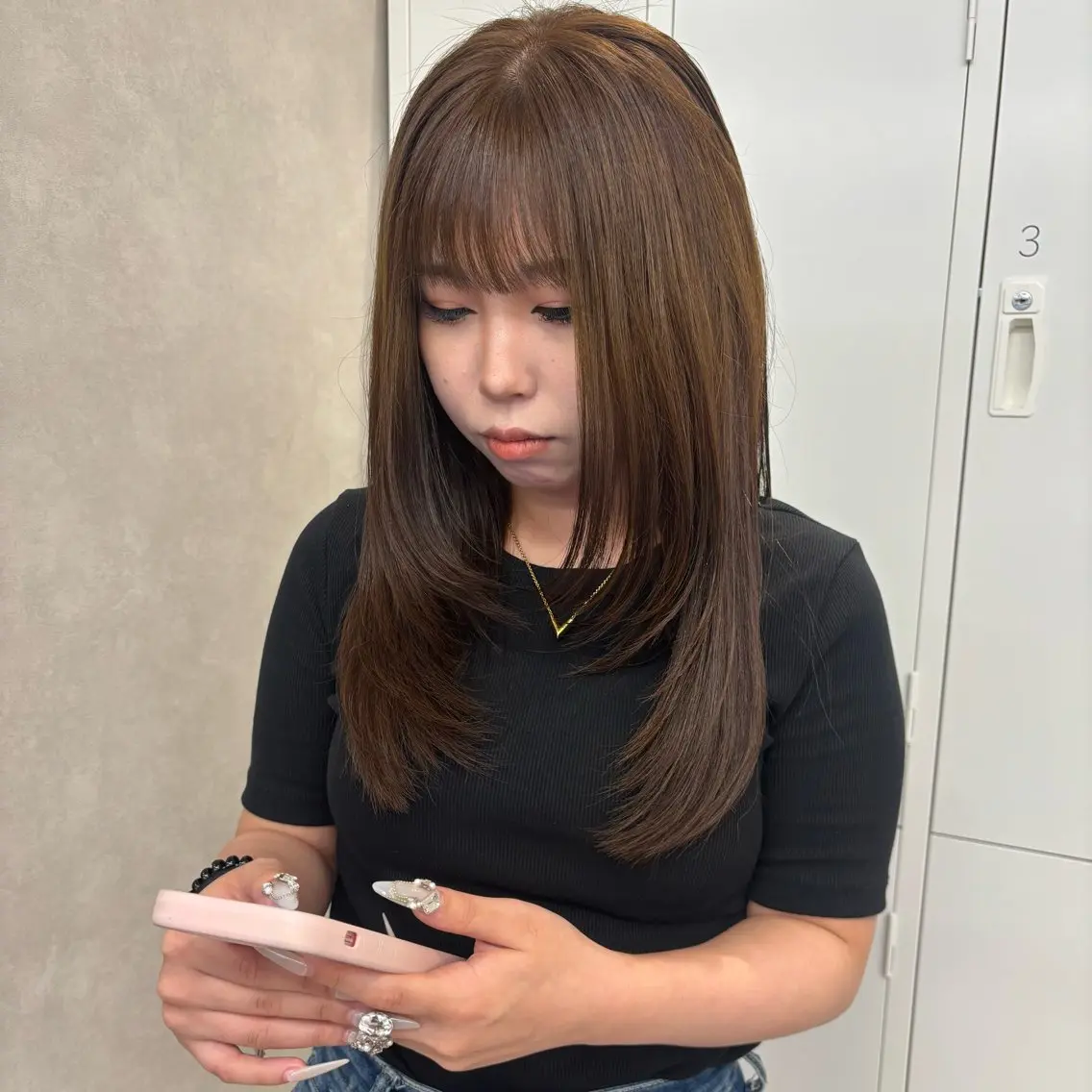 ロング カラー ロングレイヤー レイヤーカット ロング アヤカ foto 武蔵小杉のヘアスタイル
