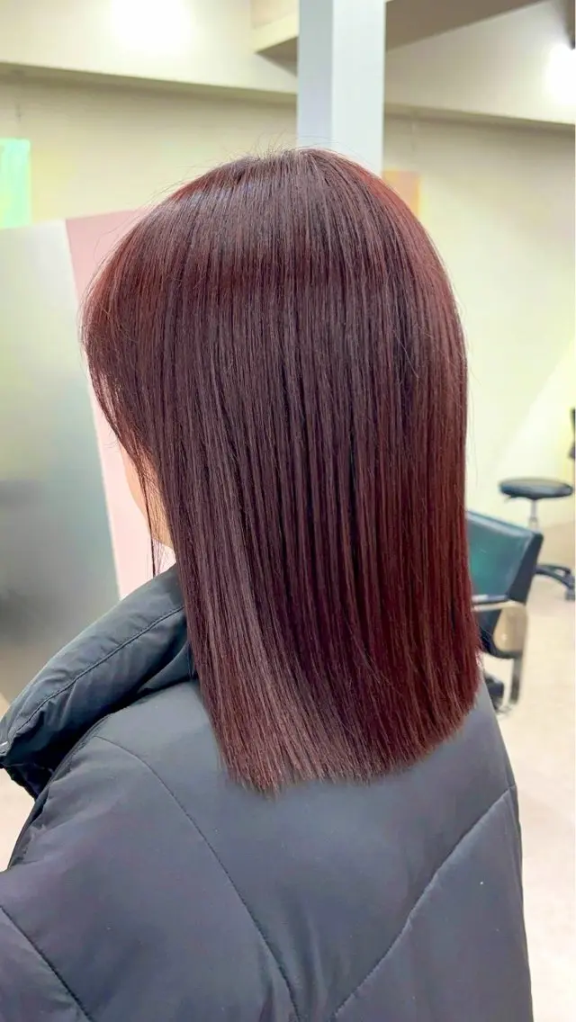 ミディアム カラー ブリーチなしカラー/ NAGIのヘアスタイル