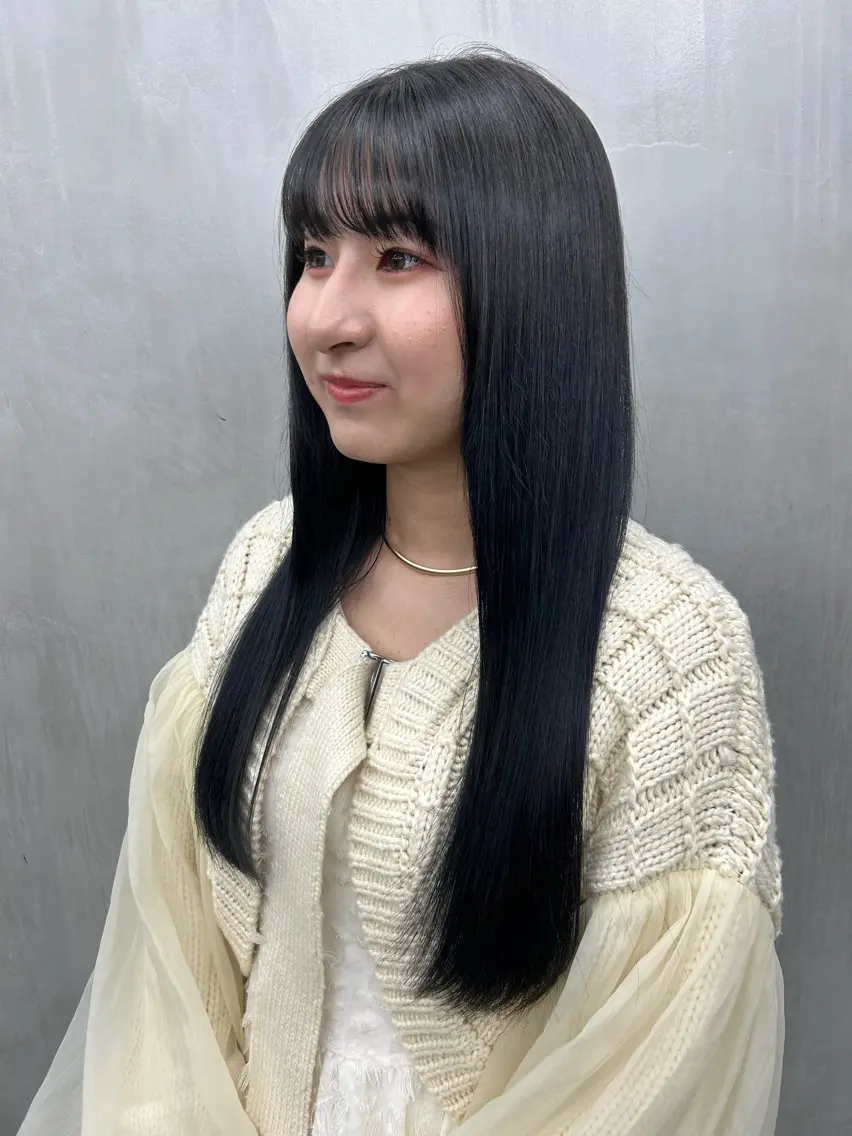 ロング カラー 似合わせカット✂︎ りょお🫧のヘアスタイル