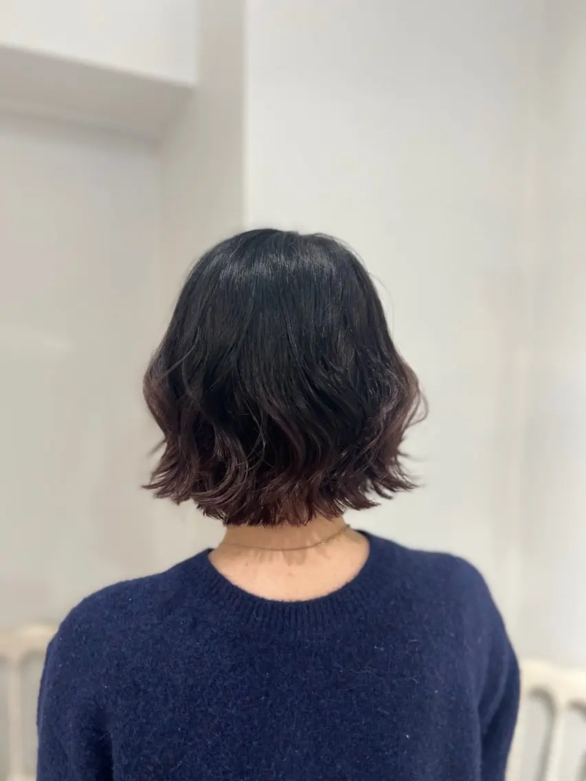 ショート ヘアアレンジ ボブレイヤー ボブ レイヤーカット 塚本 希来のヘアスタイル
