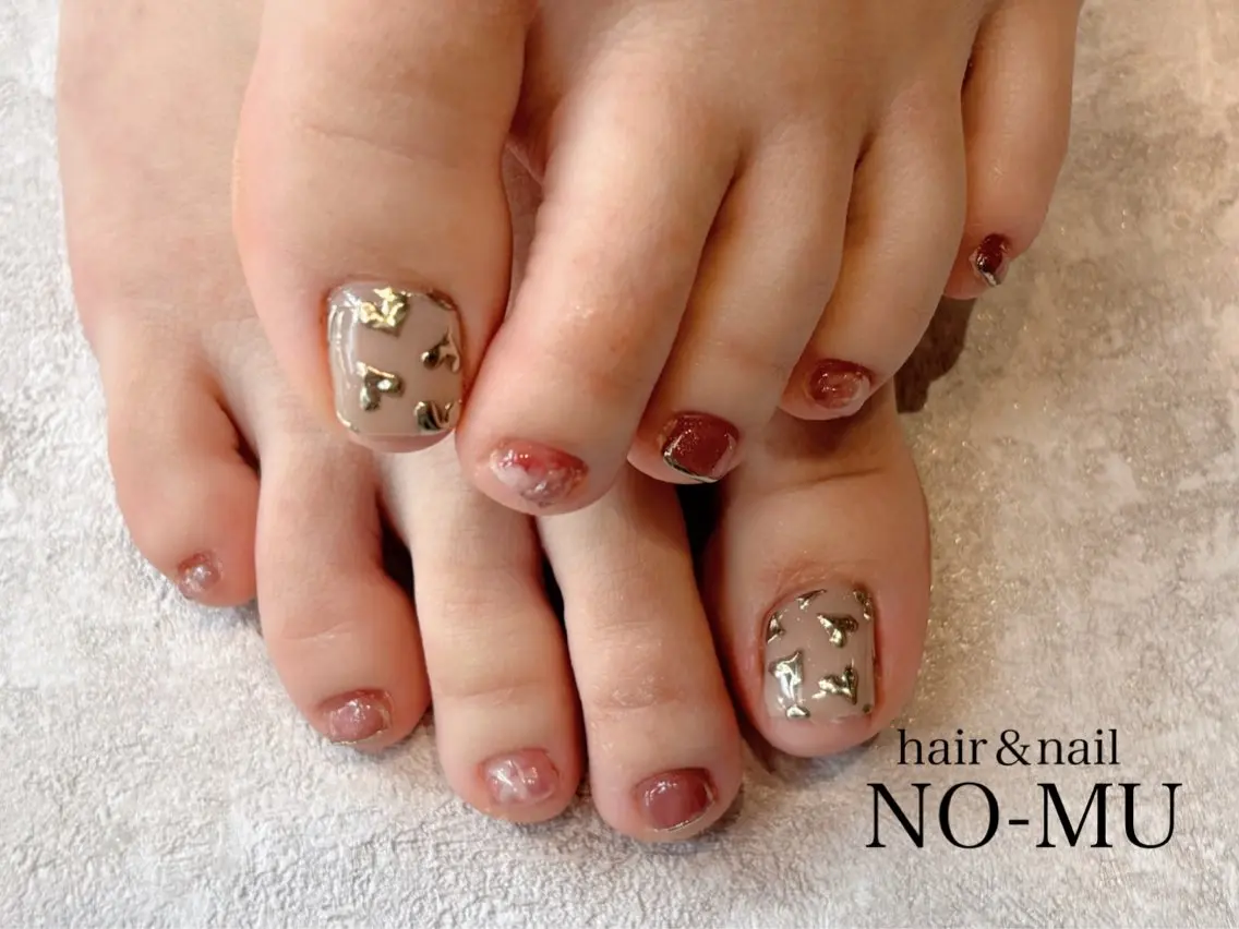 ネイル フットネイル hair&nail NO-MUのネイルデザイン