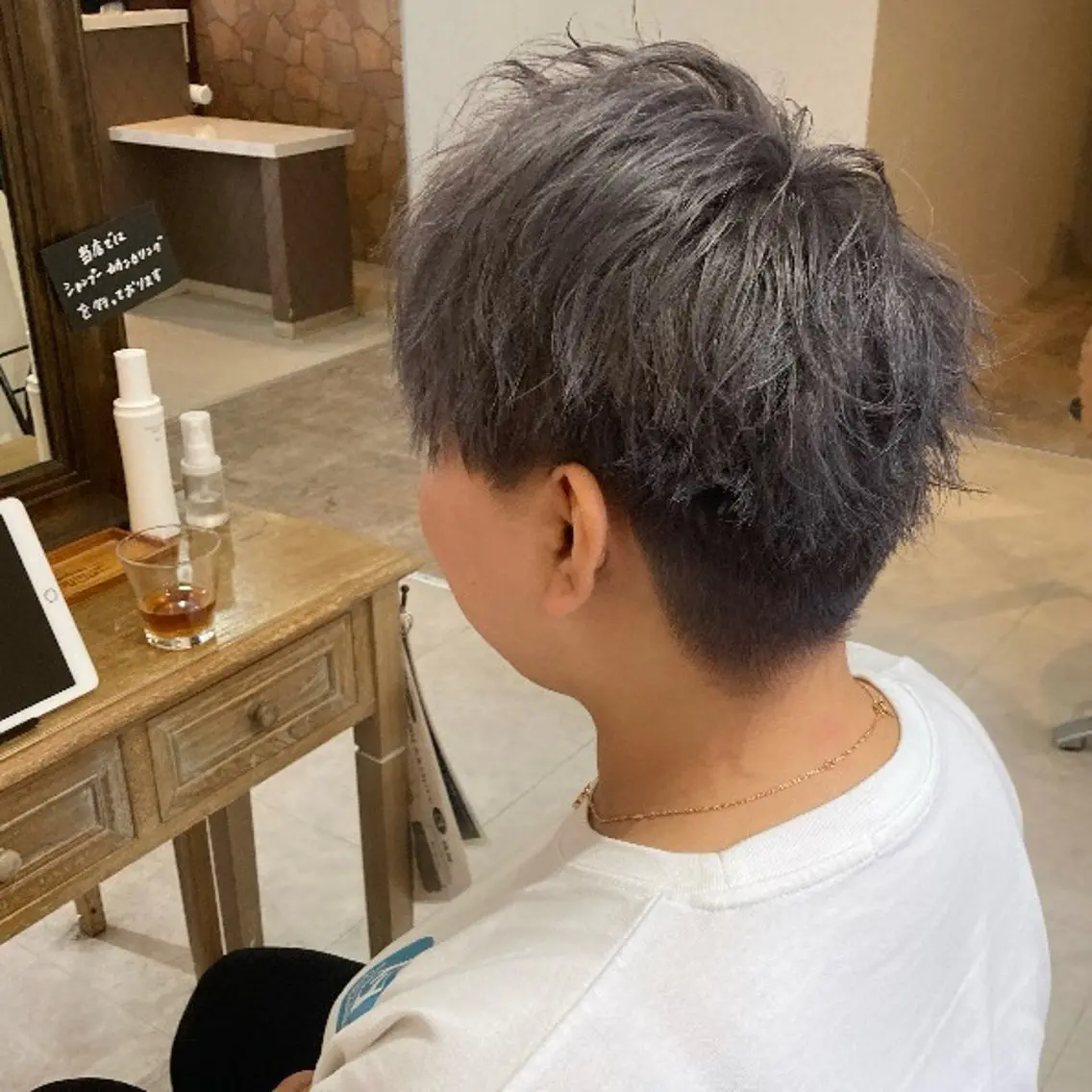 ショート カラー ショートヘア ヘアカラー 前田 知輝のヘアスタイル