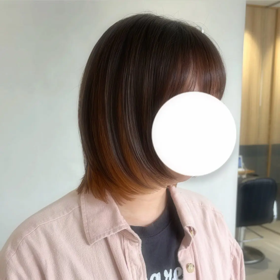 ショート ボブレイヤー ボブ レイヤーカット こばやし にな 🦖⋆͛ぷつっとボブのヘアスタイル
