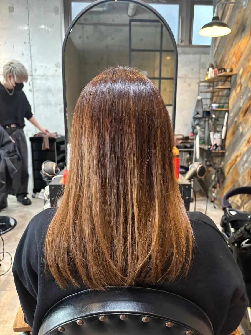 ロング 本多 光樹のヘアスタイル