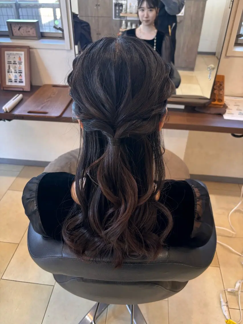 ヘアセット 💛 みおのヘアスタイル