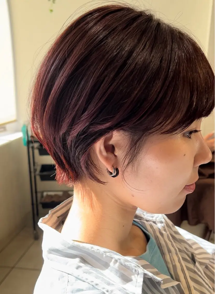 ショート カラー 美髪✖️似合わせ 🌻ヒトミのヘアスタイル
