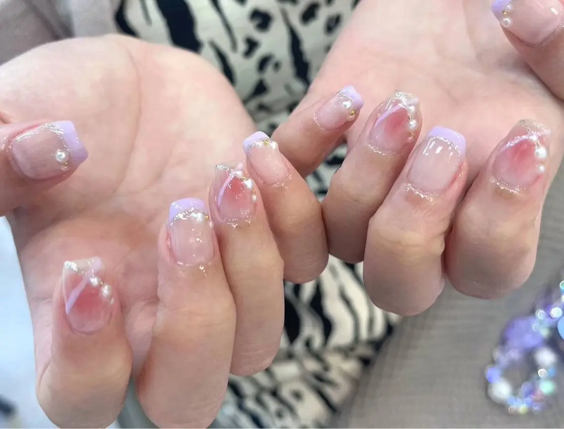 ネイル アートネイル フラワーネイル フットネイル フレンチネイル ジェルネイル Babarla nailのネイルデザイン