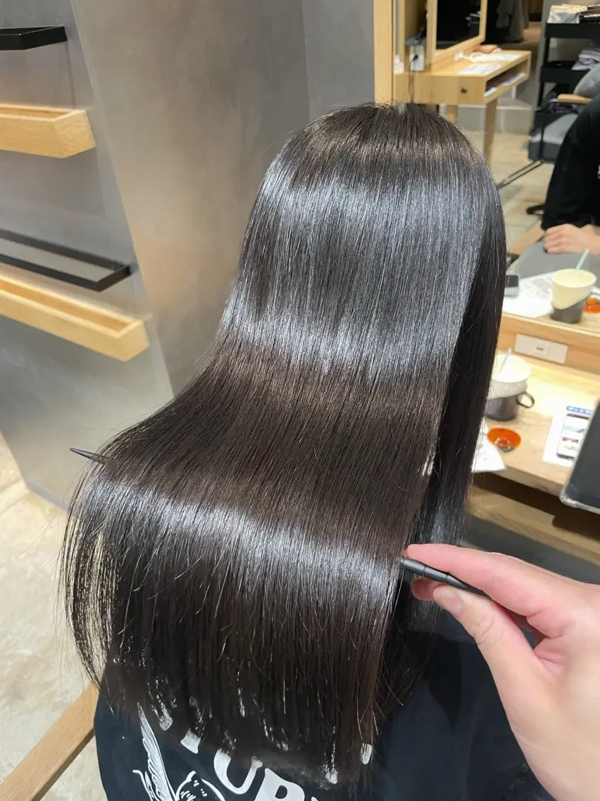 ロング 縮毛矯正 トリートメント 【お悩み解決のプロ】 ハヤシタクミのヘアスタイル