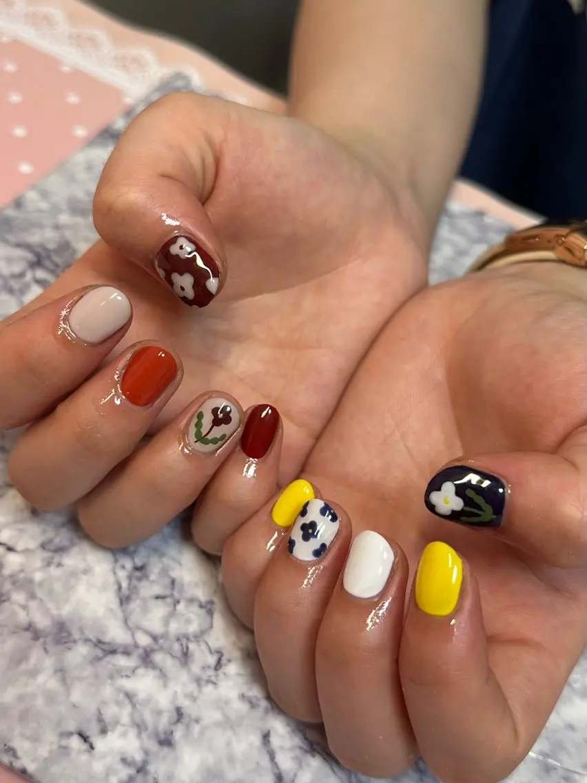 ネイル ハンドネイル フットネイル Pretzels🥨 【プレッツェル】ミウのネイルデザイン