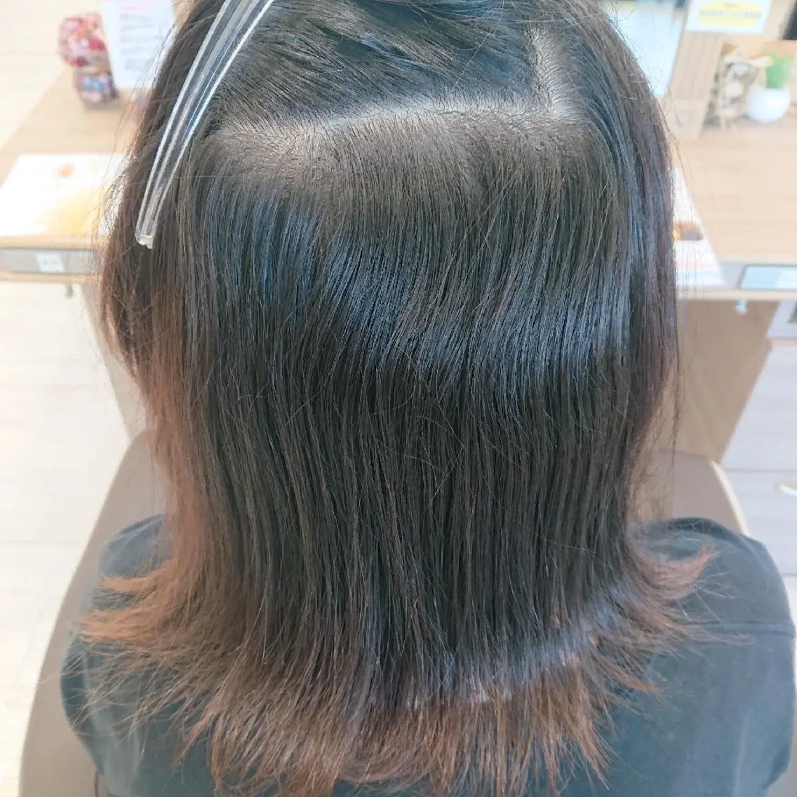 ミディアム 縮毛矯正 トリートメント 宮本 秀人のヘアスタイル