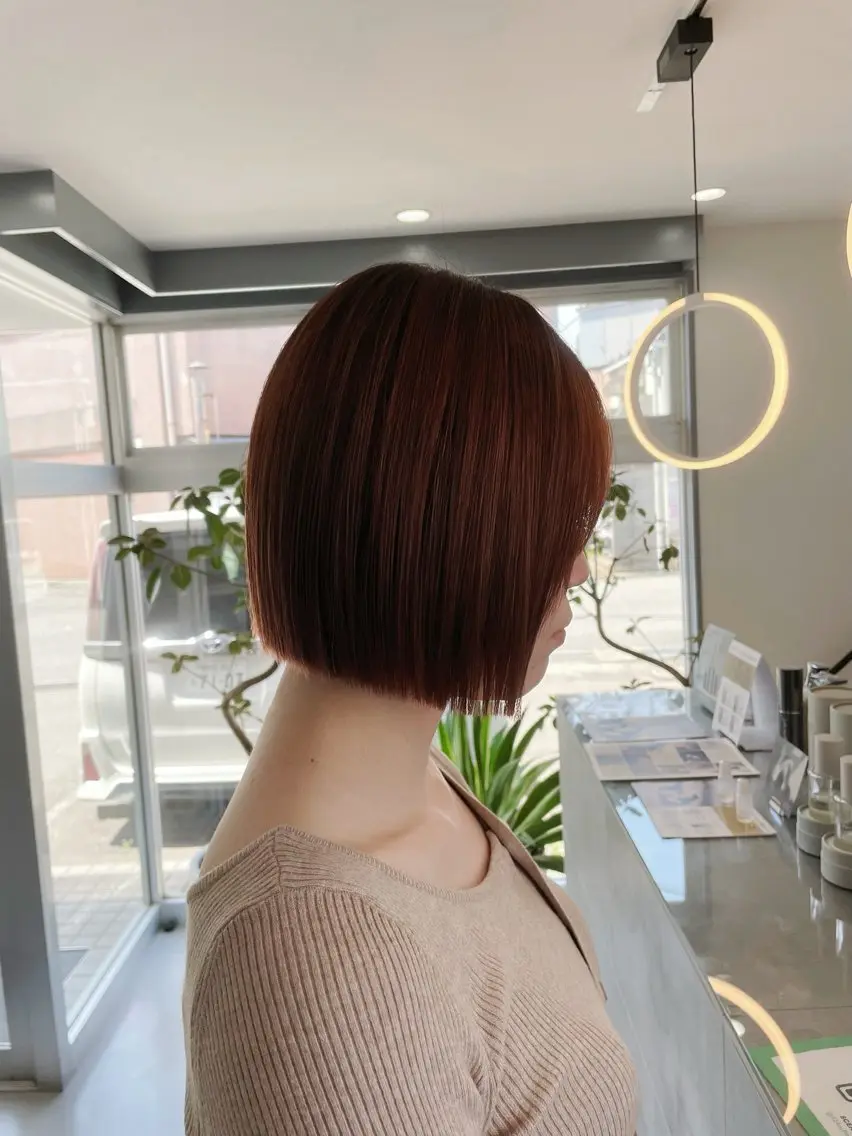 ショート ボブ 🫧透明感カラー🫧 加茂丈登のヘアスタイル