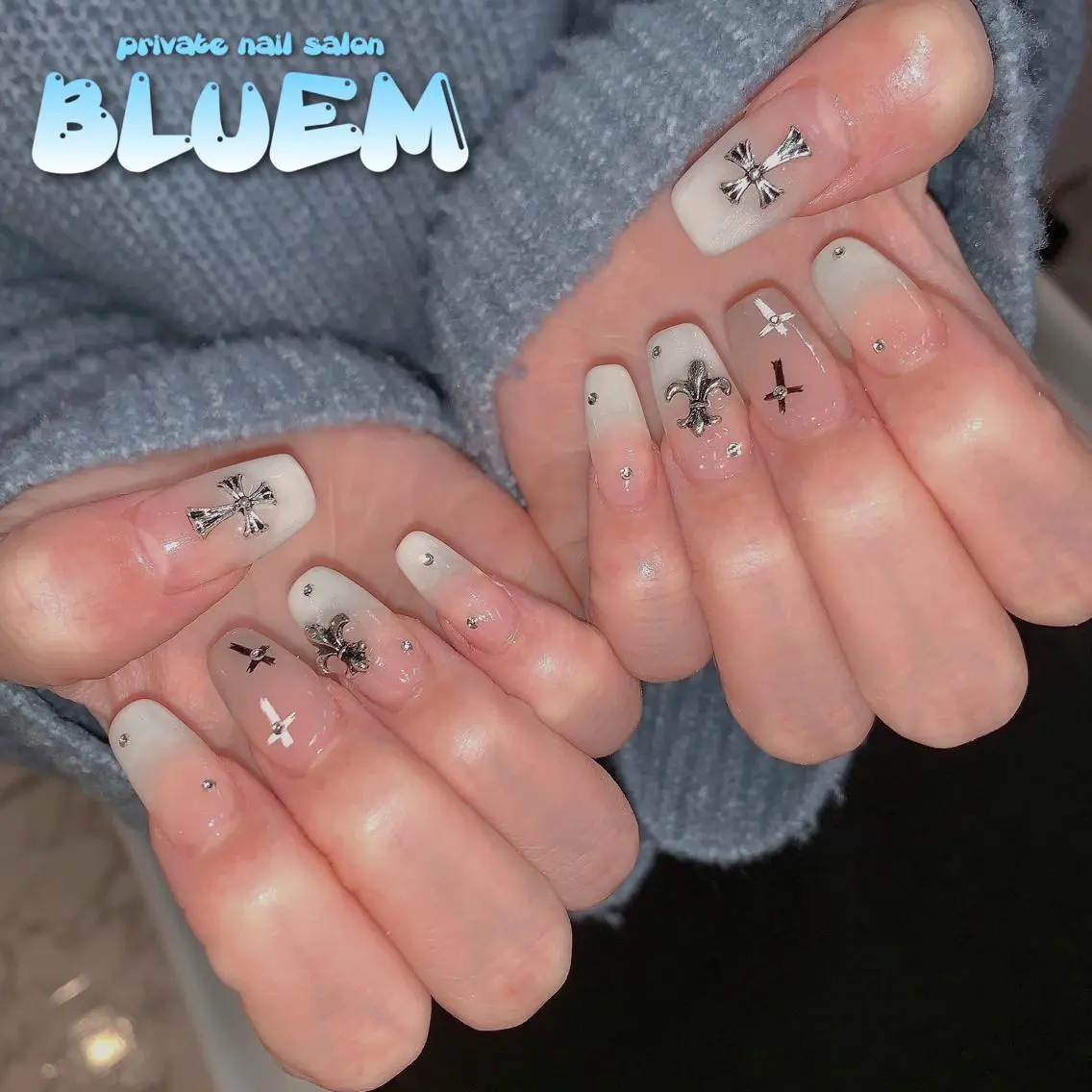 ネイル ハンドネイル BLUEM なな🐶のネイルデザイン