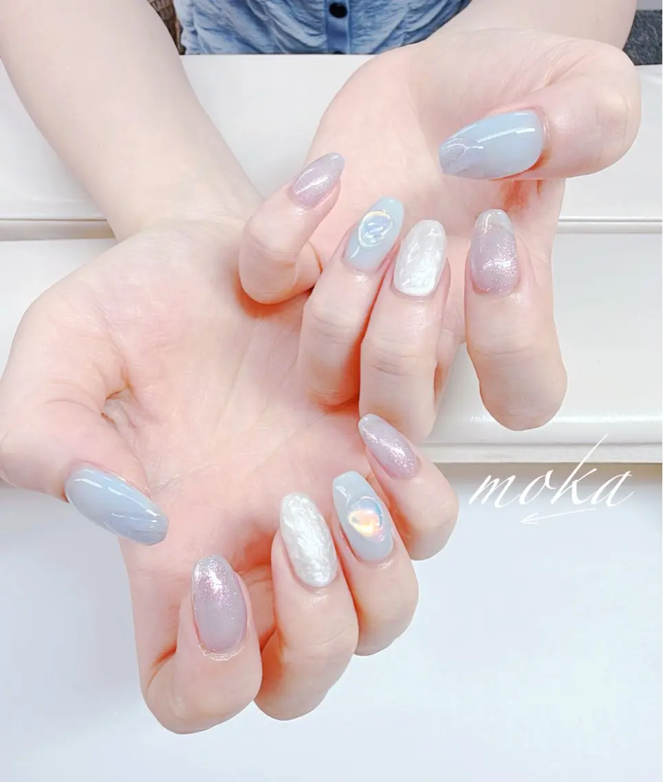 ネイル ハンドネイル ハンドケア 胡蝶蘭レディースサロ ンNailMOKAのネイルデザイン