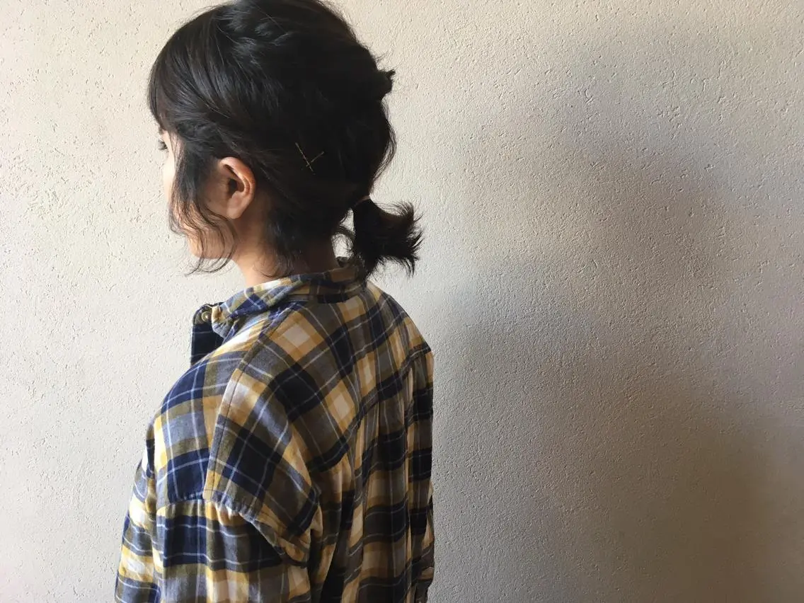 ショート ヘアアレンジ ヘアセット キノシタ マユのヘアスタイル