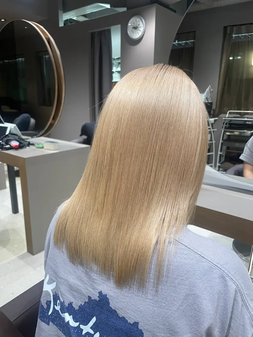 セミロング 髪質改善 トリートメント トリートメント 🎀石川 花怜🎀のヘアスタイル