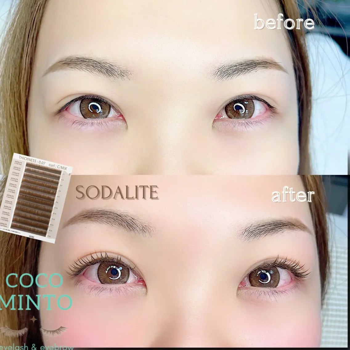 マツエク・マツパ CocoMinto Rie.Mのマツエク・マツパデザイン