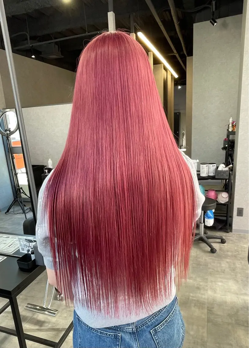 カラー 𝗮𝘆𝘂𝗺𝗶 ハイトーン🎀のヘアスタイル