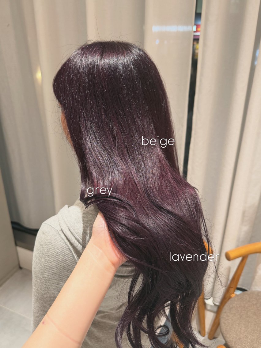 ロング ヘアカラー 葵海🤎 艶カラー/縮毛矯正のヘアスタイル