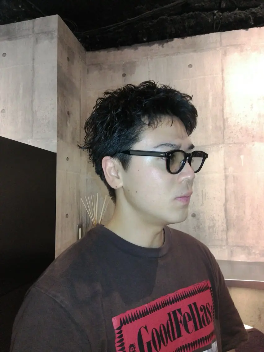 メンズ カット 窪田 力也のヘアスタイル