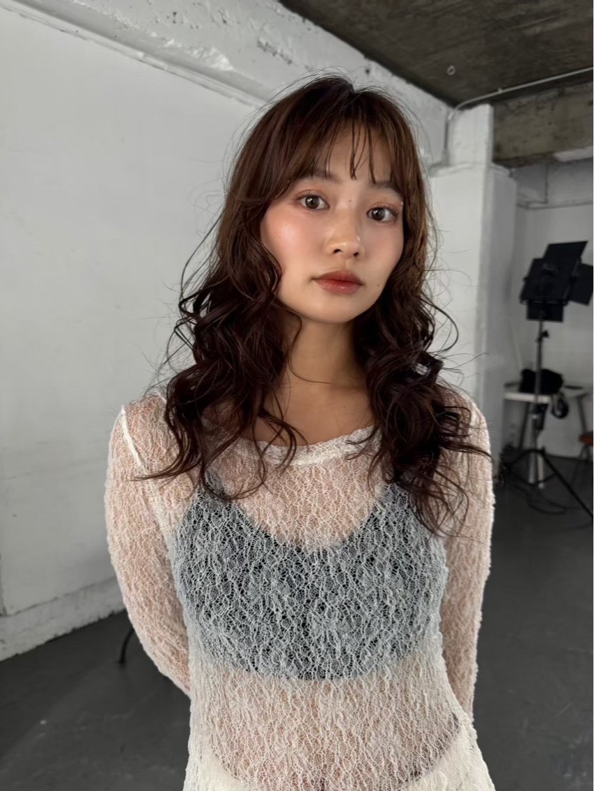 ロング カラー ヘアカラー 透明感カラー／表参道 ／FILMS／チサトのヘアスタイル