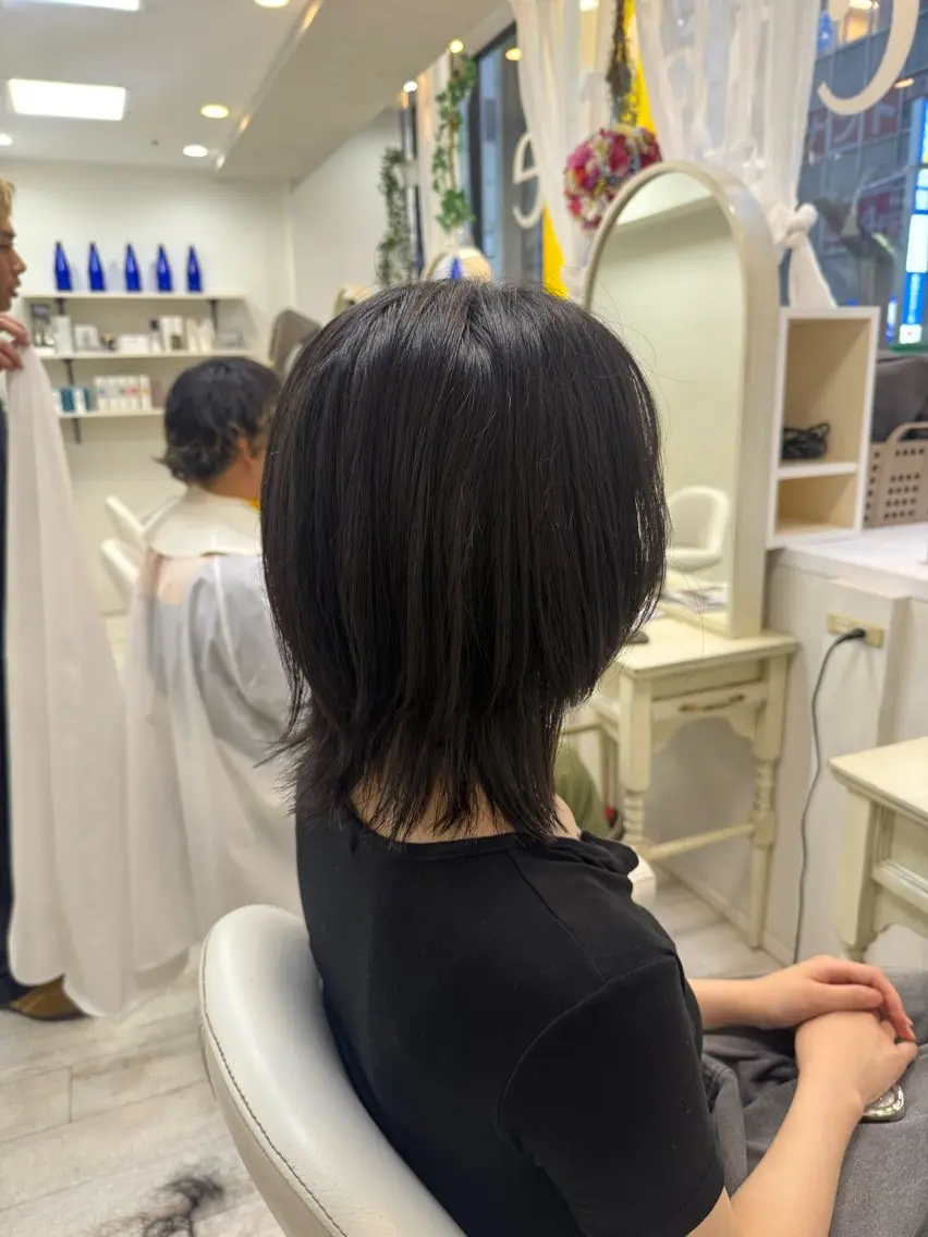 ショート ウルフカット カット トリートメント 新籾 尚哉のヘアスタイル