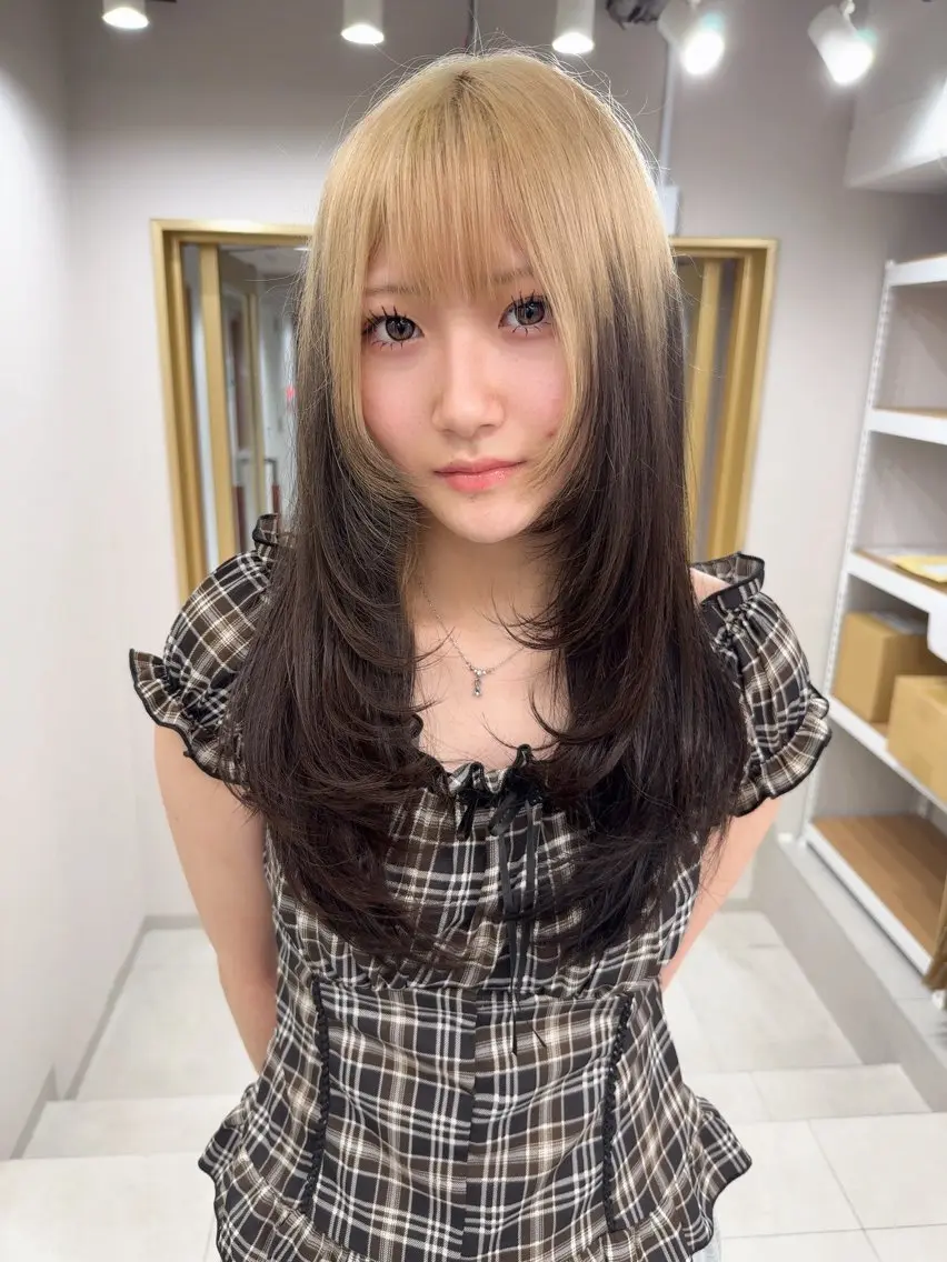 ロング カラー カット ヘアカラー トリートメント 🍀お悩み改善憧れの 美髪　小林風雅のヘアスタイル