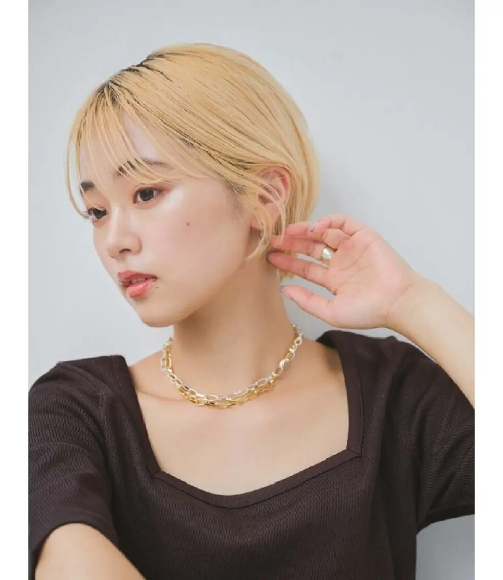 ショート カラー なかむら きくおのヘアスタイル