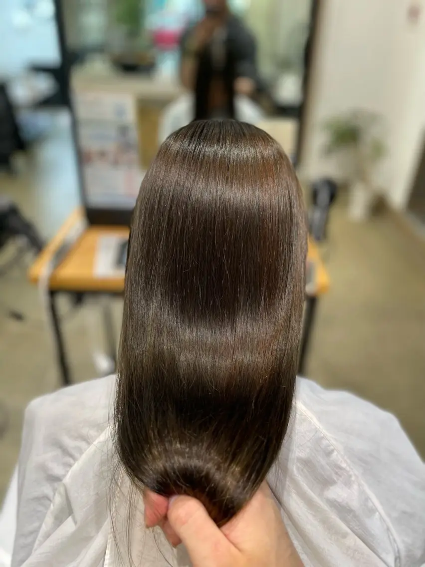 カット無料(練習モデル)✂️+超高濃度水素ケアカラー🎨の写真