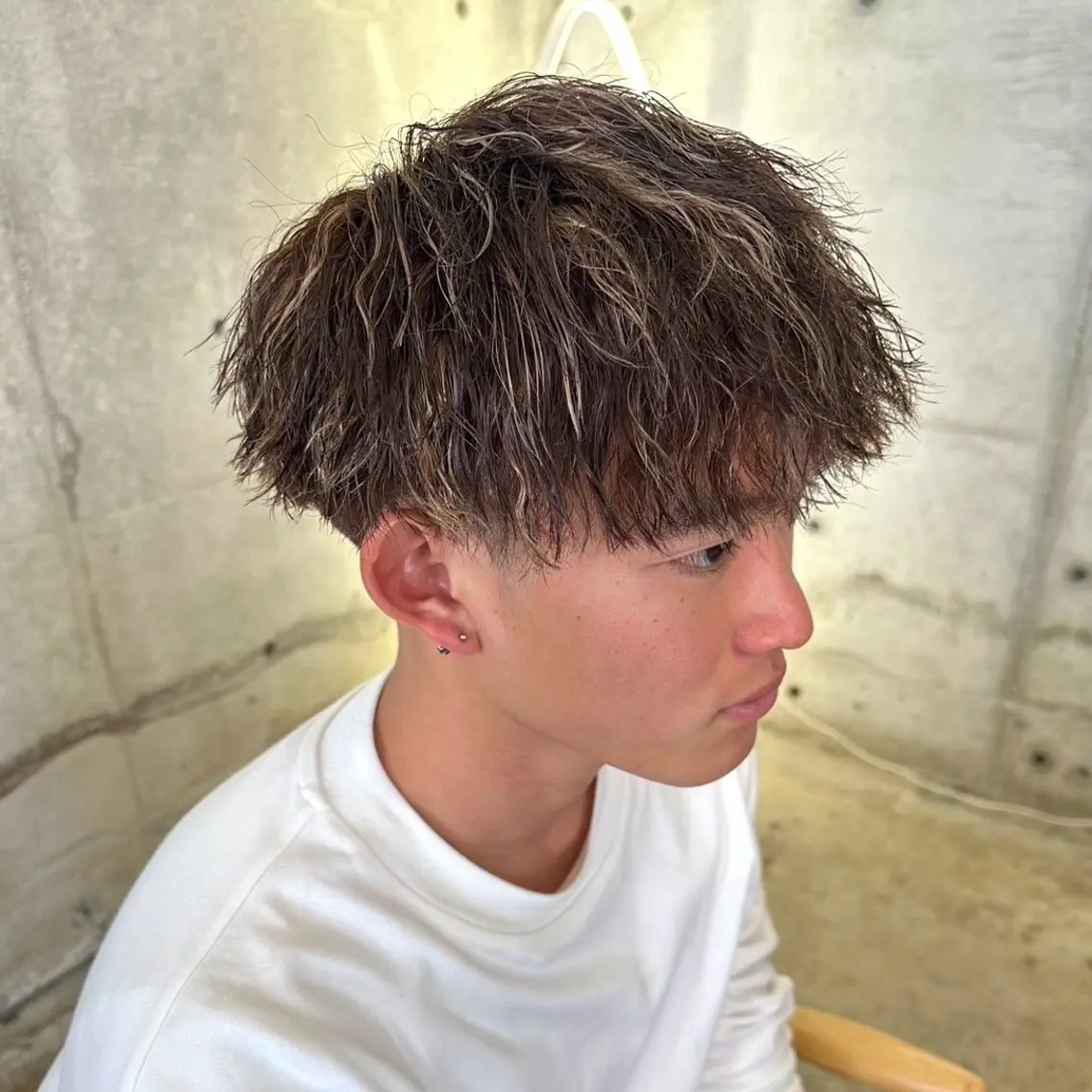 ショート カラー パーマ メンズ メンズ特化🫧 YUSUKE🫧のヘアスタイル