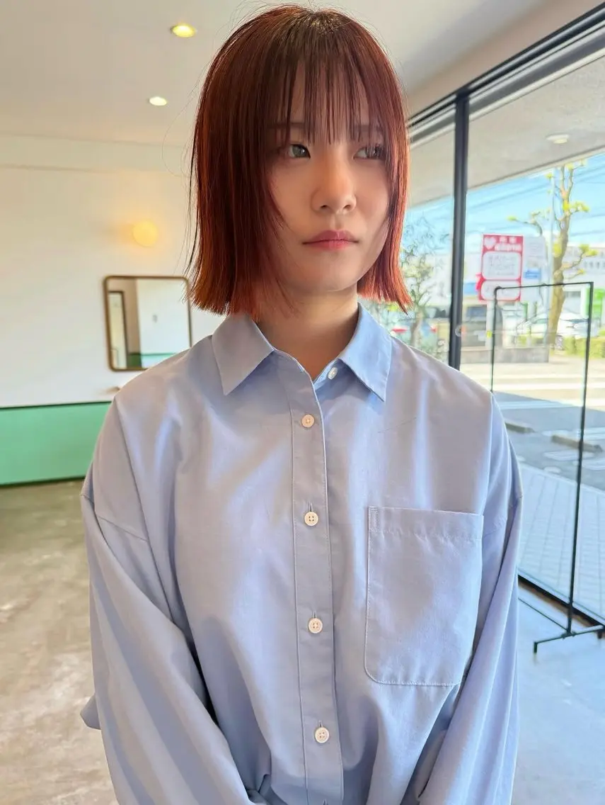 カラー 山﨑 煌也のヘアスタイル