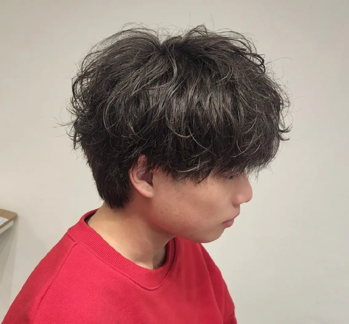 ショート パーマ メンズ 【イケメン風パーマ】 SHOFYのヘアスタイル