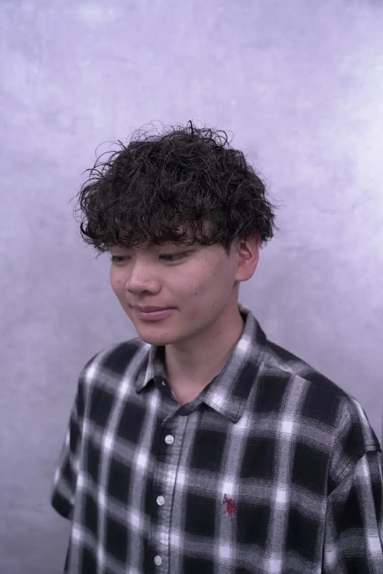 メンズ メンズ特化 石田はるむのヘアスタイル