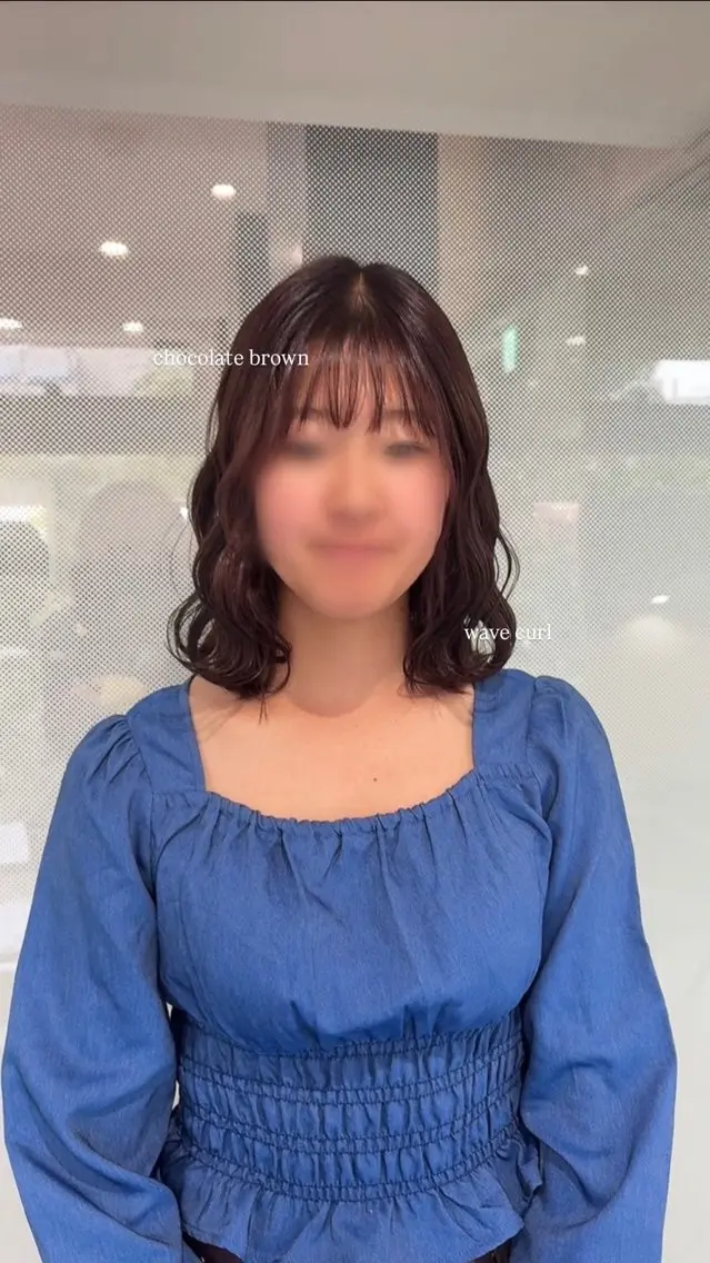 ミディアム カラー ブラウンカラー チョコレートブラウン ヘアカラー 坂本奈都美/Jr.s 🎀のヘアスタイル