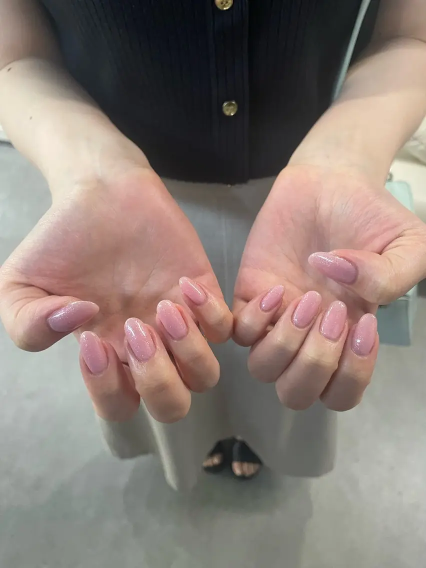ネイル ラメ(グリッター) Lua nail 🌸Ayaha🌸のネイルデザイン