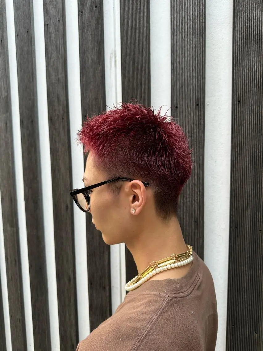 カラー タカセ レンのヘアスタイル